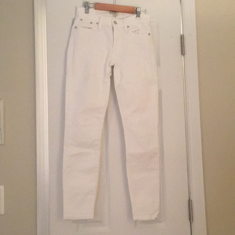 J.Crew white denim